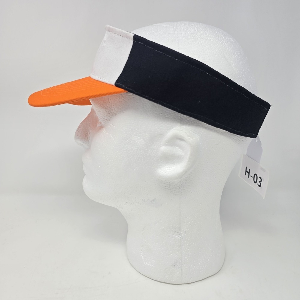 Baltimore Orioles MLB Sun Visor Hat Orange White Black Adjustable One Size - Picture 3 of 10